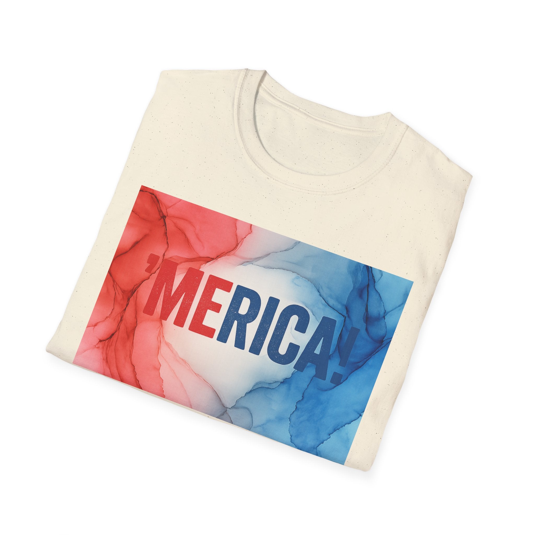 Patriotic Unisex T-Shirt with Colorful Smoke Design, American Spirit Shirt, 4th of July Tee, Casual Summer Top, Gift for Patriotic Holidays