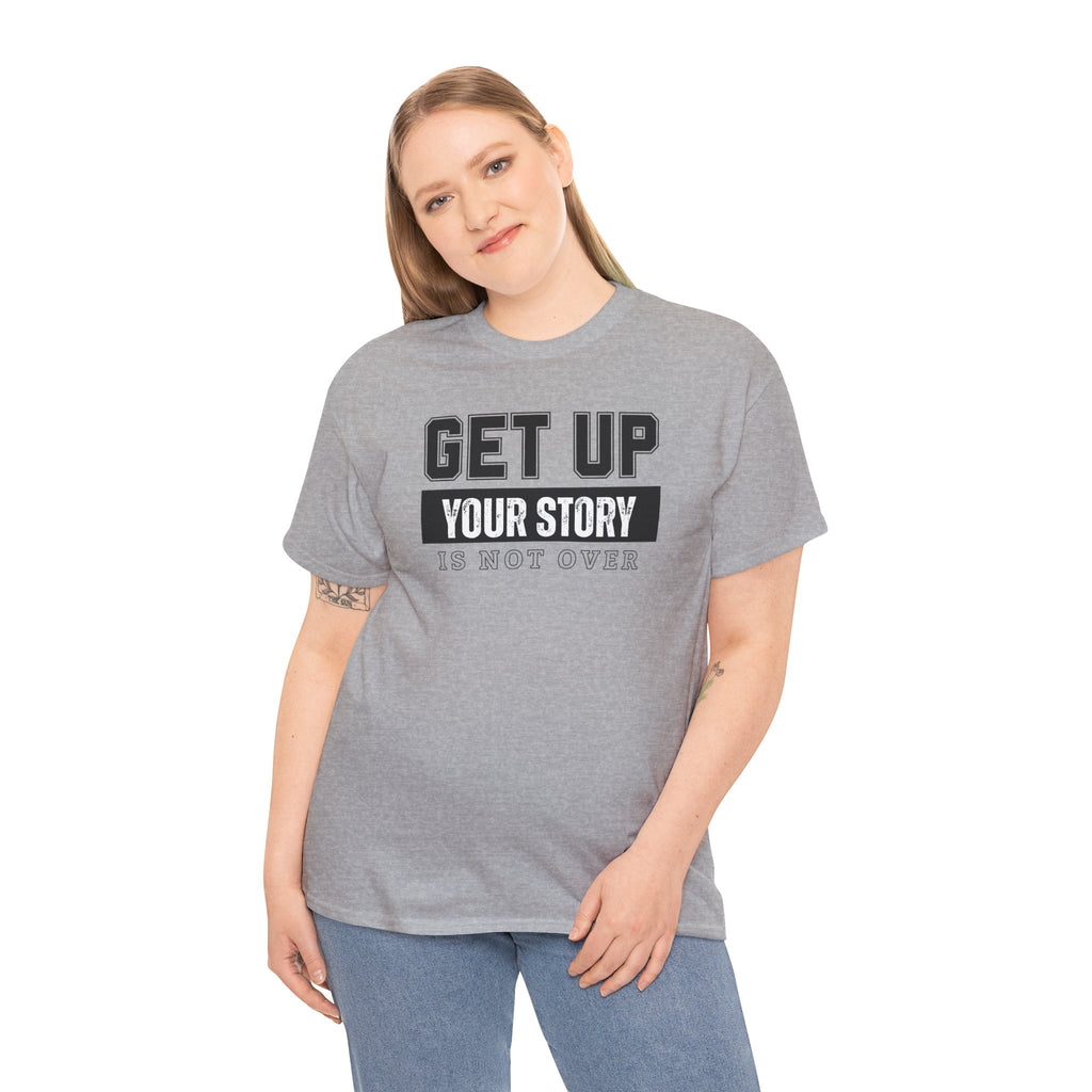 Inspirational Story Tee, Motivational Shirt, Unisex Cotton Top, Gift for Encouragement, Casual Wear, Positive Vibes